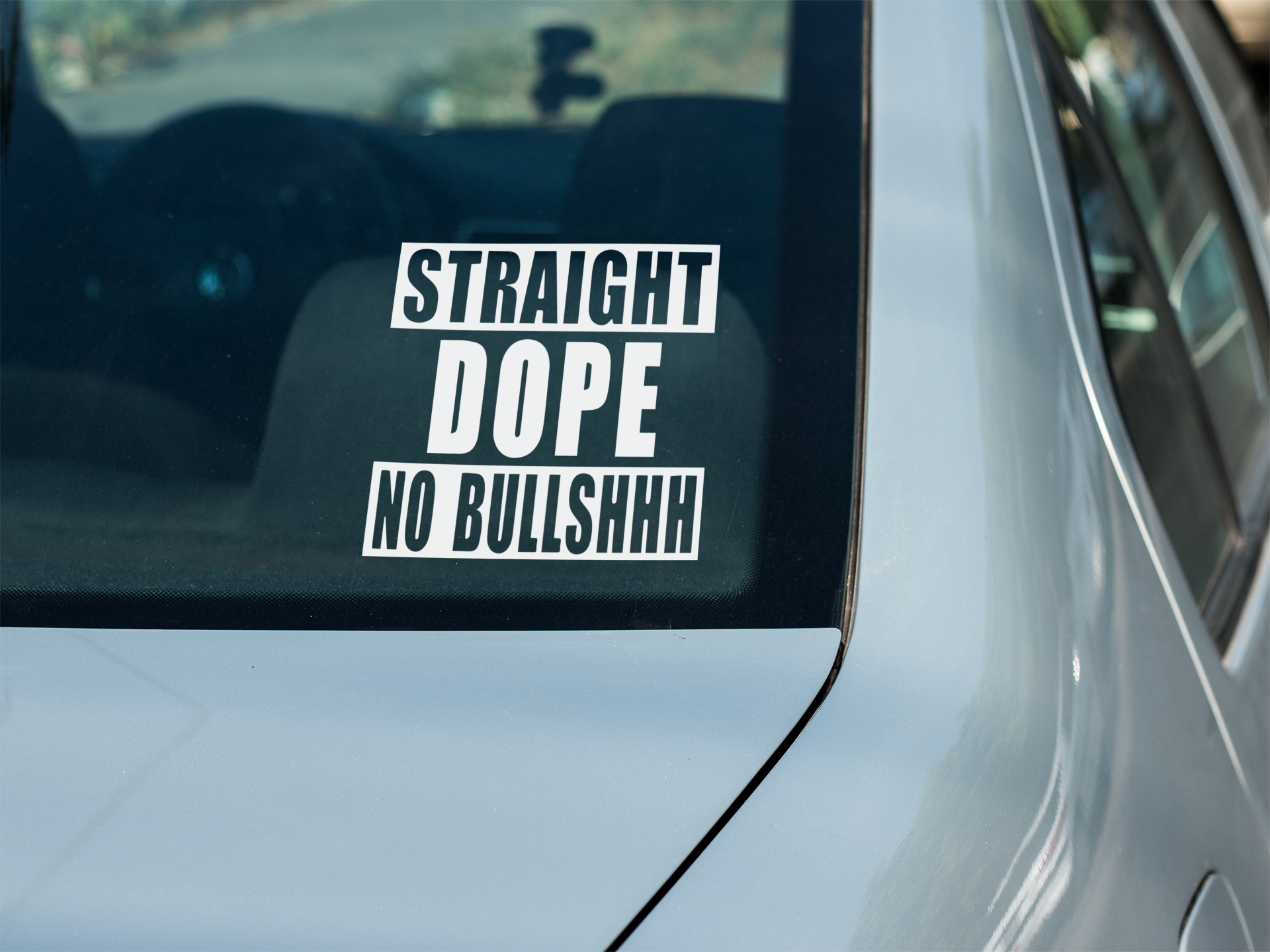 STRAIGHT DOPE decal