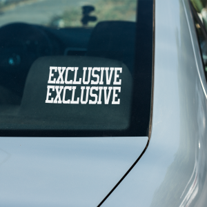 exclusive exclusive decal