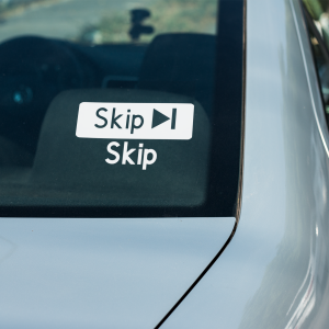 Skip Skip decal