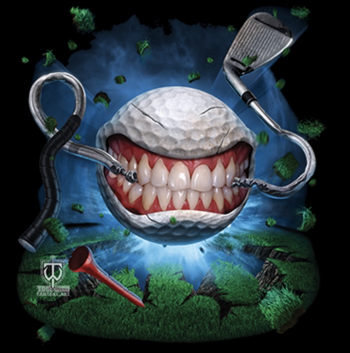 Mean Golf Ball