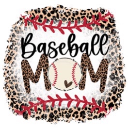 Baseball Mom Leopard print 3