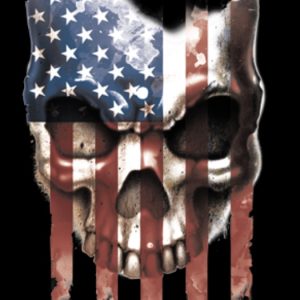 American Flag Skull