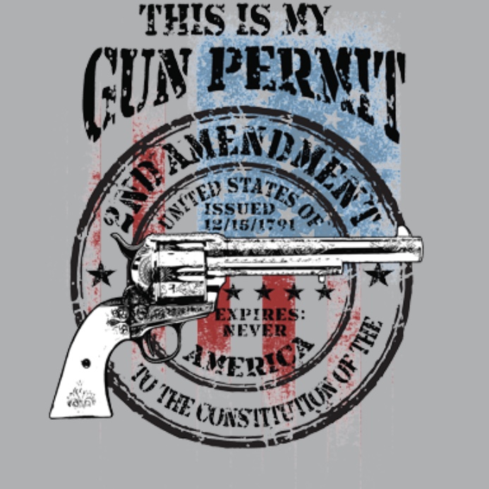 This is my GUN PERMIT revolver