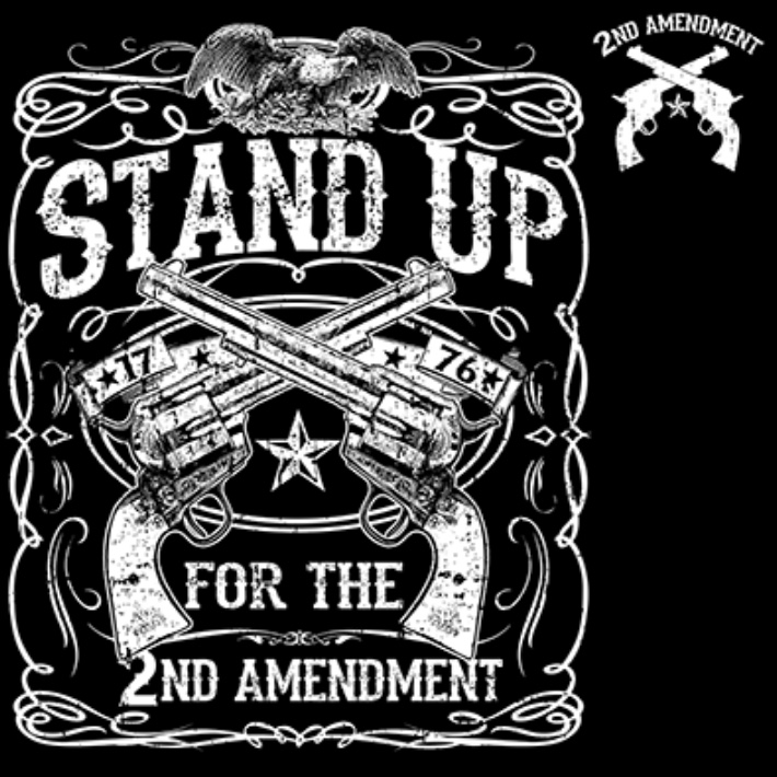 Stand Up for the 2nd amendment w/chest print