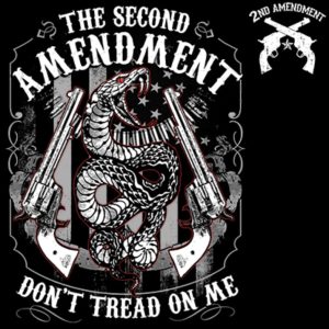 2nd amendment ...Don’t tread on me with chest print