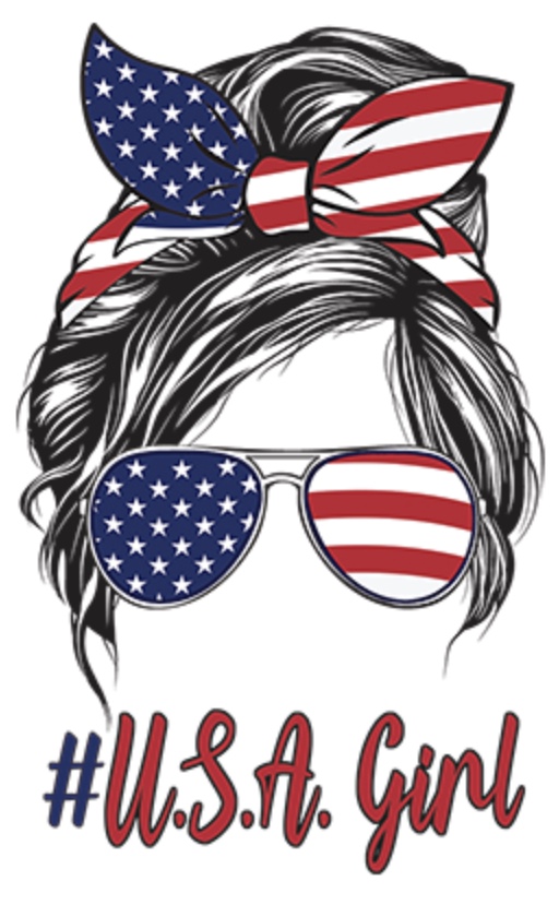 USA Girl Bun