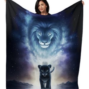 New Lion Cub minky blanket