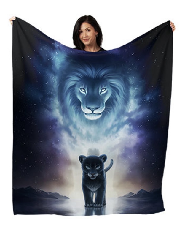 New Lion Cub minky blanket