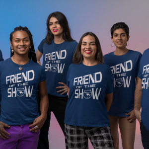 FRIEND OF THE SHOW NAVY SHIRT