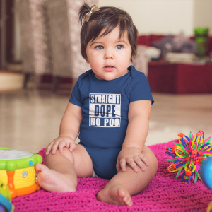 STRAIGHT DOPE NO POO ONESIE