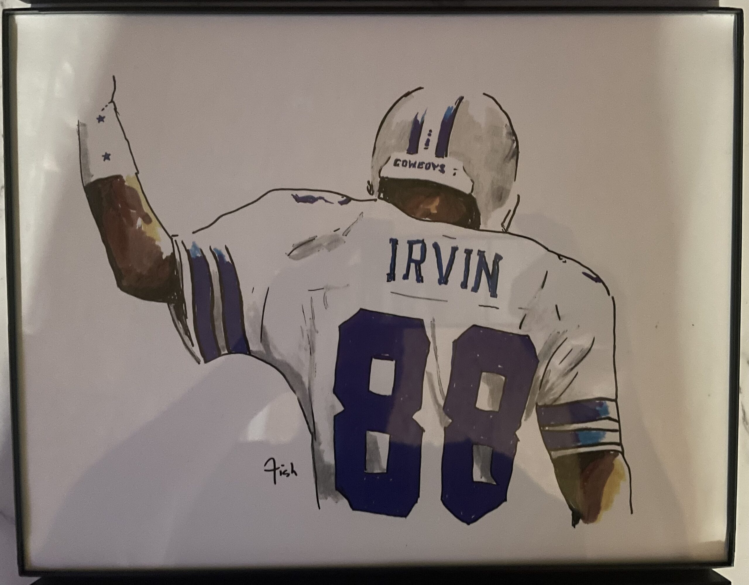 FRAMED "IRVIN" BY MIKE FISHER
