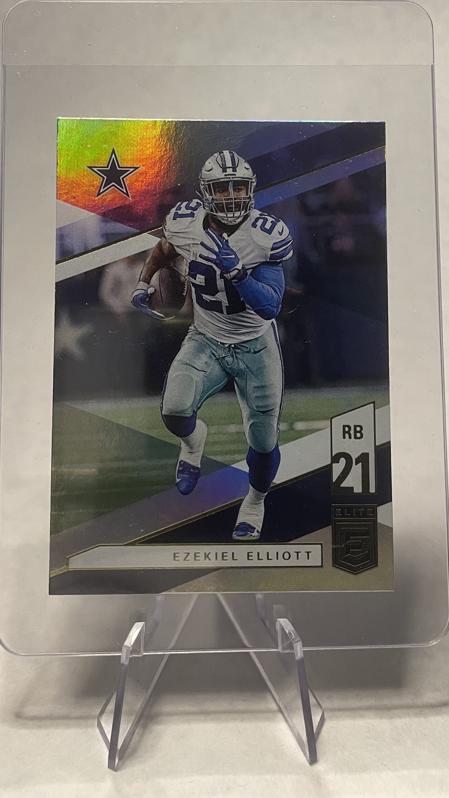 Zeke Elliott FOOTBALL CARD with stand -LIMITED QUANTITY - Image 2
