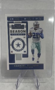 Zeke Elliott FOOTBALL CARD with stand -LIMITED QUANTITY