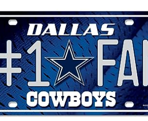 Dallas Cowboys License Plate #1 fan