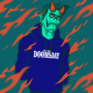 We’re DOOMSDAY NAVY HOODIE