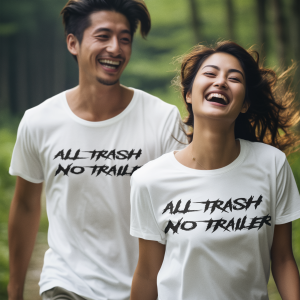 ALL TRASH NO TRAILER IN WHITE