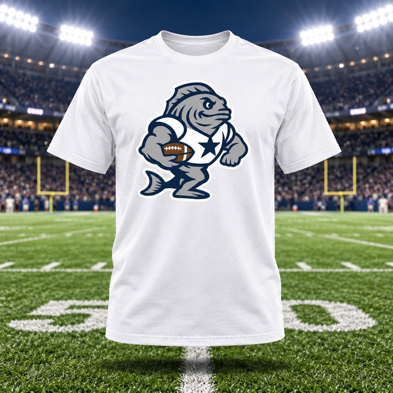 THE FISH MUSCLED UP SHIRT