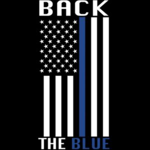 Back the Blue Flag