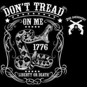 Don’t tread on me with chest print