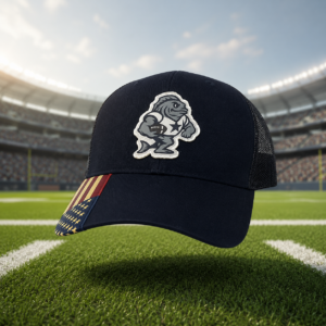 America’s Fish navy hat with flag patch