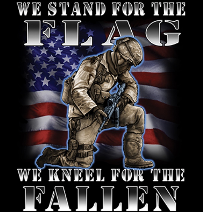 We Stand For the Flag We Kneel for the Fallen