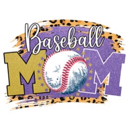 Baseball Mom Leopard print 2
