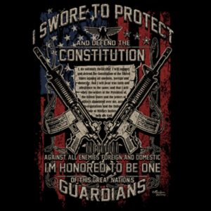 I swore to protect and defend the Constitution....
