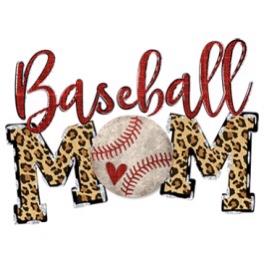 Baseball Mom Leopard print