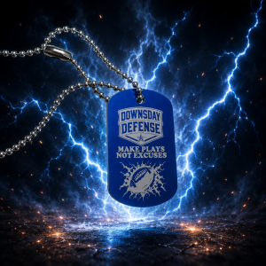 Downsday Defense Engraved Dog Tag