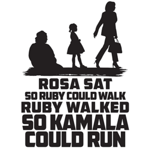 Rosa sat so Ruby could walk.....Kamal could run