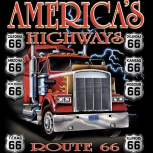 America's Highway Rt 66 Semi