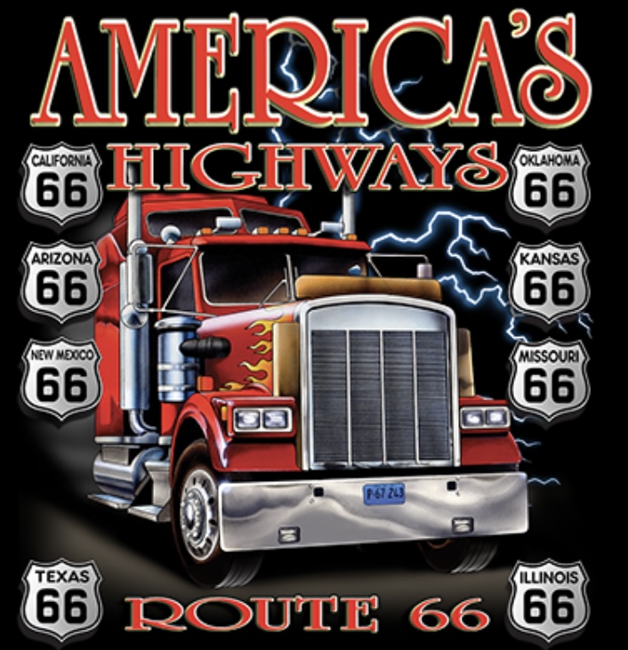 America's Highway Rt 66 Semi