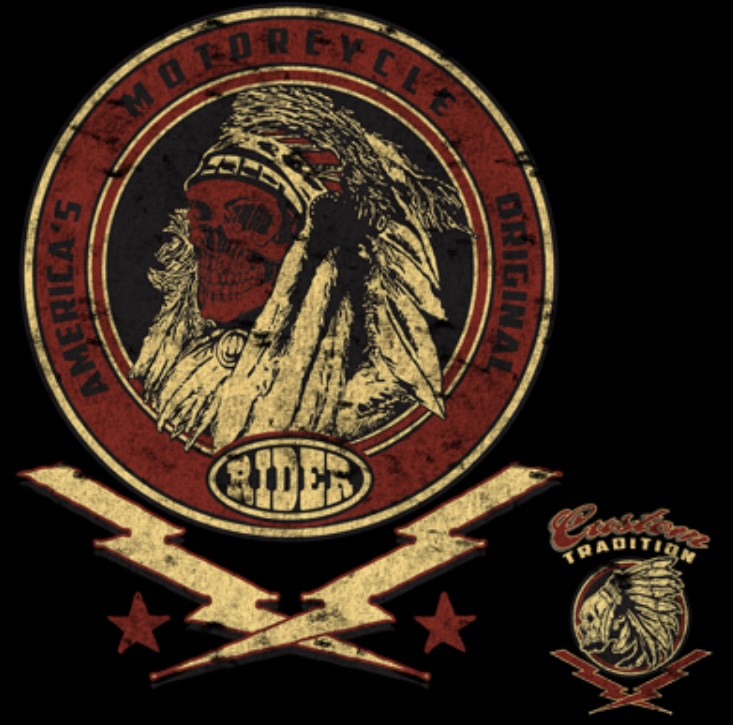 America’s Original Motorcycle Front & Back Logo