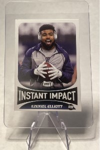 Zeke Elliott FOOTBALL CARD with stand -LIMITED QUANTITY